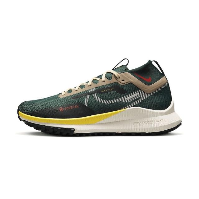 【NIKE 耐吉】Pegasus Trail 4 Gore-Tex 防水慢跑鞋男鞋綠色