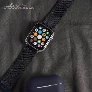 【ALL TIME 完全計時】Apple Watch S7/6/SE/5/4 38/40/41mm 六色細米蘭 316L不鏽鋼帶