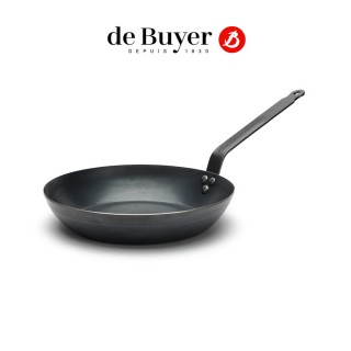 【de Buyer 畢耶】『輕礦藍鐵系列』傳統單柄平底鍋28cm/鐵鍋