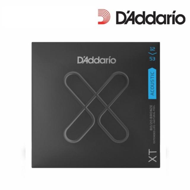 【D’Addario】XTABR 12-53 黃銅 民謠吉他弦(原廠公司貨 商品保固有保障)