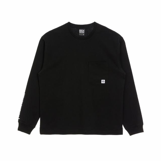 【BSX】口袋薄款長袖上衣 Core系列(09 黑色)