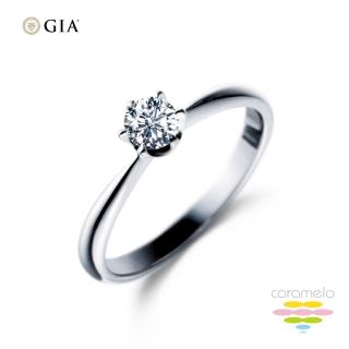 【彩糖鑽工坊】GIA 鑽石戒指 1克拉 鑽石 F成色 鑽戒(3EX+八心八箭車工 18K 六爪鑽戒)