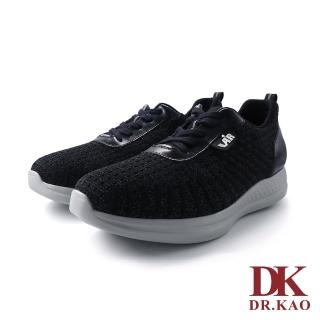 【DK 高博士】墨白飛織空氣鞋 88-3001-90 黑色
