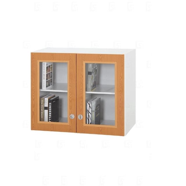 【艾蜜莉的家】3尺塑鋼壓克力雙開門上置式書櫃
