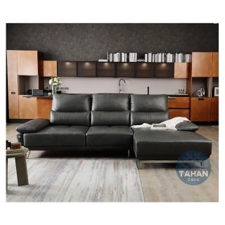 【TAHAN casa 大漢家具】班克L型電動沙發