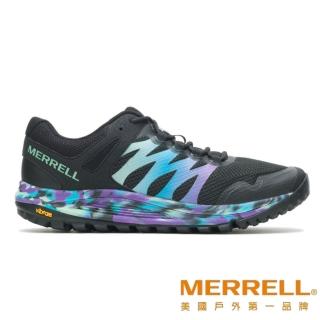 【MERRELL】NOVA 2 郊山健行慢跑鞋 黑炫彩藍(ML067357)