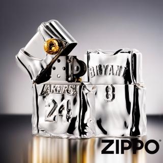 【Zippo】柯比‧布萊恩湖人戰衣-鍍銀防風打火機(美國防風打火機)