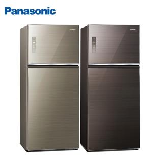 【Panasonic 國際牌】422L雙門無邊框玻璃系列電冰箱 NR-B421TG(NR-B421TG)