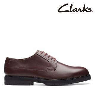 【Clarks】男鞋 Craft North Lace 精緻縫線厚底紳士鞋 皮鞋(CLM75612D)