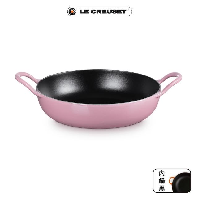 【Le Creuset】BBQ鑄鐵煎鍋26cm(薔薇)