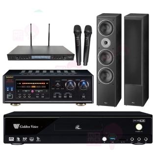 【金嗓】CPX-900 K2R+DSP-A1II+SR-889PRO+Monitor supreme 1002(4TB點歌機+擴大機+無線麥克風+喇叭)