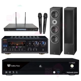 【金嗓】CPX-900 K2F+DSP-A1II+SR-889PRO+Monitor supreme 1002(4TB點歌機+擴大機+無線麥克風+喇叭)