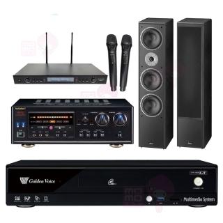【金嗓】CPX-900 K2F+DSP-A1II+SR-889PRO+Monitor supreme 2002(4TB點歌機+擴大機+無線麥克風+喇叭)