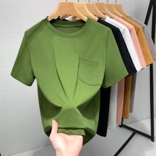 【設計所在】專注內搭系列 短袖T恤圓領純棉寬鬆上衣 T3X0326-CS(6色 S-3XL可選)