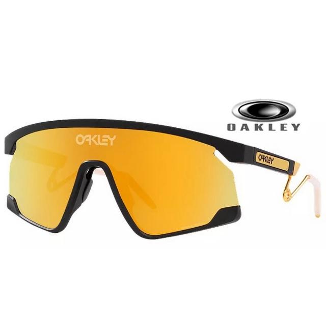 【Oakley】奧克利 Bxtr Metal 姆巴佩配戴款 運動時尚太陽眼鏡 OO9237 01 霧黑框24K黃金鍍膜 公司貨