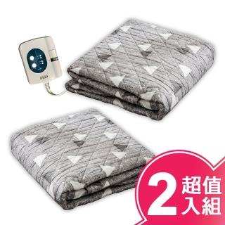【甲珍】溫暖舒眠定時電熱毯(NH3300雙人+單人組合)