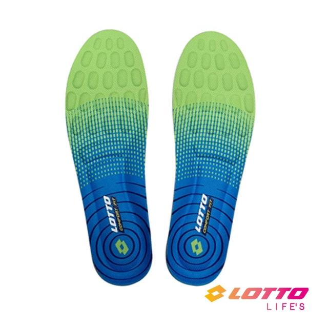 【LOTTO】超回彈緩震乳膠鞋墊(藍綠漸層-LT3CMI0536)