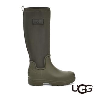 【UGG】女鞋/雨鞋/雨靴/休閒鞋/Droplet Tall(森林灰綠色-UG1151350FRSN)