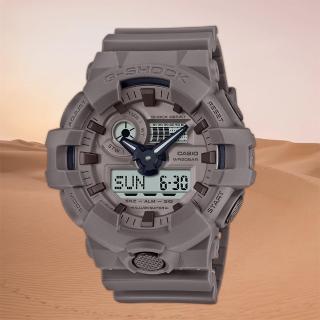 【CASIO 卡西歐】G-SHOCK 大地色系手錶 畢業禮物(GA-700NC-5A)