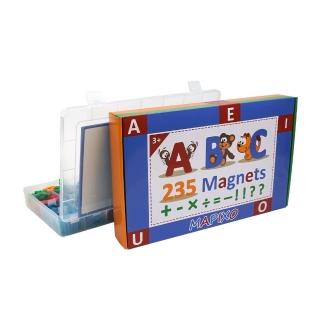 英文字母磁力貼 磁性教具 自然發音英文教材 軟性磁鐵 冰箱貼 兒童益智英語單字卡片玩具 字母學習(ABC)