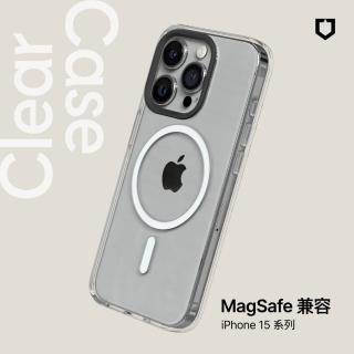 【RHINOSHIELD 犀牛盾】iPhone 12-15全系列 Clear MagSafe兼容磁吸透明手機殼(抗黃終生保固)
