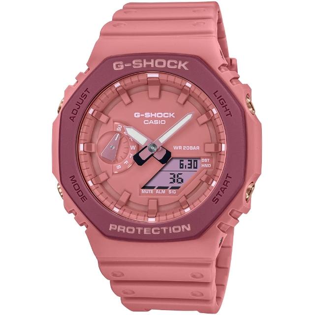 【CASIO 卡西歐】G-SHOCK 桃花源系列農家橡樹計時錶(GA-2110SL-4A4DR)