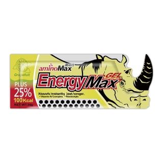【aminoMax 邁克仕】EnergyMax犀牛能量包energy gel-葡萄柚口味 25ml*10包(能量包)