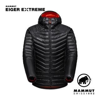 【Mammut 長毛象】Eigerjoch Advanced IN Hooded Jkt 極限艾格防潑水羽絨連帽外套 黑色 男款 #1013-01620