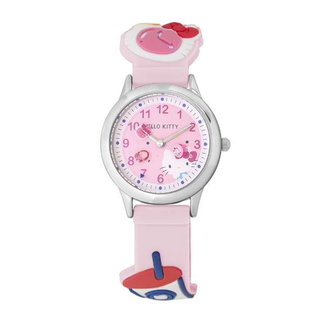HELLO KITTY】凱蒂貓45週年紀念手錶(粉紅LKT073LWPP) - momo購物網