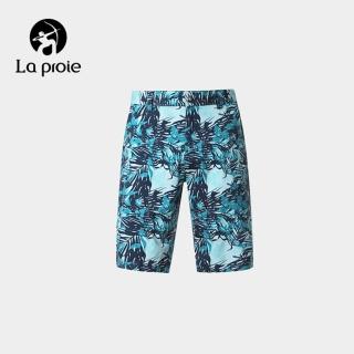 【La proie 萊博瑞】男款印花海灘風短褲(夏季清涼透氣短褲)