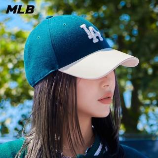 【MLB】N-COVER 可調式硬頂羊毛棒球帽 洛杉磯道奇隊(3ACPV0236-07GND)