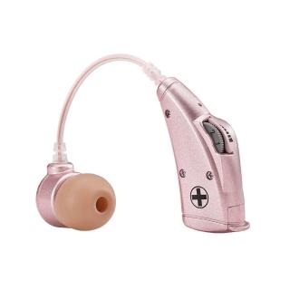 【Mimitakara 耳寶助聽器】電池式耳掛型助聽器 6B78 晶鑽粉(助聽器 輔聽器 耳掛式助聽器)