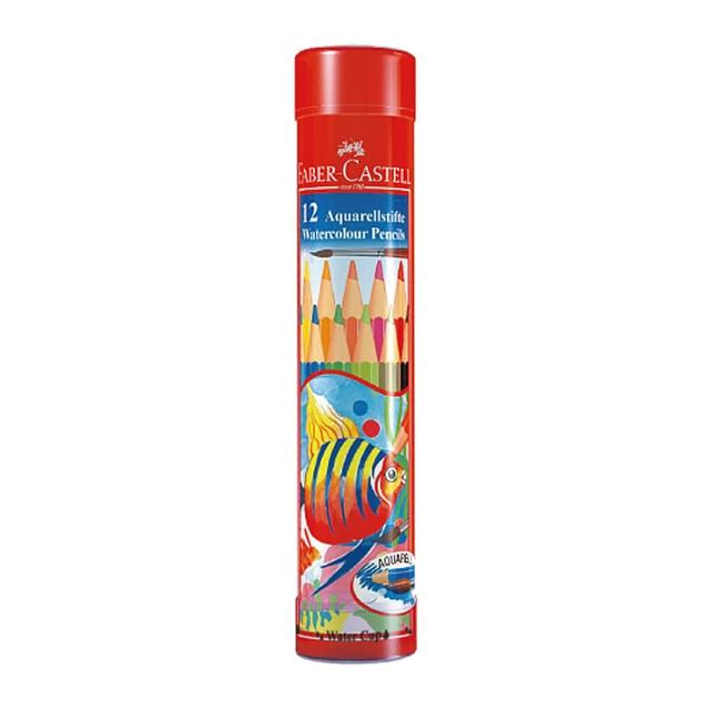【Faber-Castell】德國輝柏 12色棒棒筒水性色鉛筆  開學文具