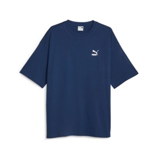 【PUMA】短袖 短T T恤 上衣 男 女 流行系列Better Classics 寬版 藍色 歐規(62131515)