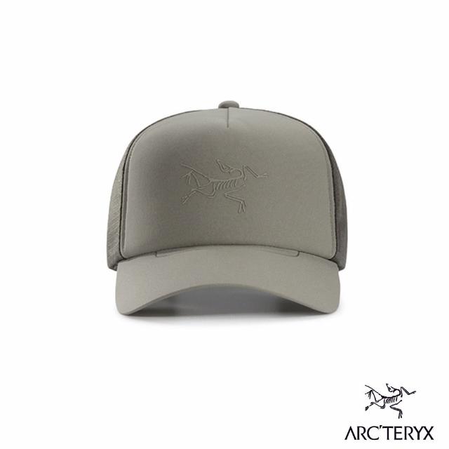 【Arcteryx 始祖鳥】LOGO 棒球網帽(糧草綠)