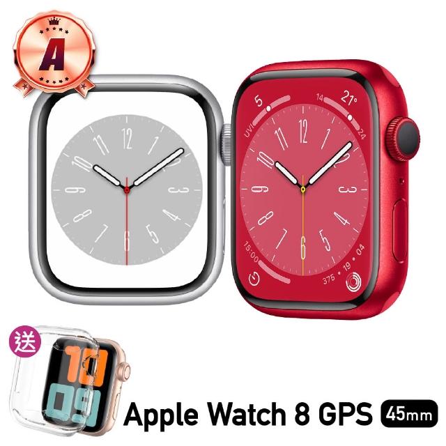 Apple】A級福利品Apple Watch Series 8 45公釐GPS 鋁金屬錶殼保固6個月