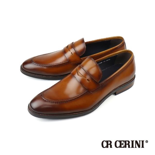 【CR CERINI】質感典雅素面便士樂福鞋 棕色(CR28853-BR)