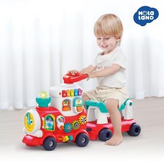 【HolaLand 歡樂島】忙碌小火車(學步嚕嚕小火車/匯樂感統玩具)