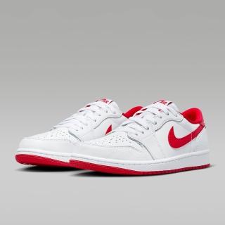 【NIKE 耐吉】籃球鞋 運動鞋 AIR JORDAN 1 RETRO LOW OG 男鞋 白紅(CZ0790161)