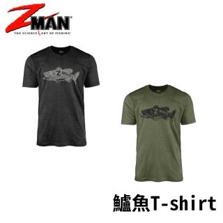 【RONIN 獵漁人】Z-MAN 混紡纖維 鱸魚T-SHIRT 路亞短T(造型T恤 時尚T恤 釣魚T恤 LOGOT恤)