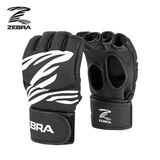 【Zebra Athletics】MMA有氧拳套 ZFTMAG01(黑色 白色 紅色 藍色 綜合格鬥 散打 搏擊 訓練 露趾拳套)