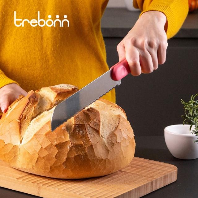 【義大利trebonn】Bread Knife 麵包刀-20cm(蛋糕刀/吐司刀/鋸齒刀)