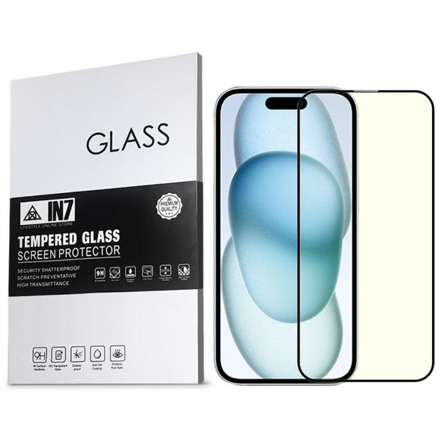 【IN7】iPhone 15 6.1吋 抗藍光3D滿版鋼化玻璃保護貼
