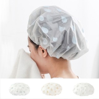 EVA 浴帽 x3入(洗澡帽 可重複使用 鬆緊帶設計)