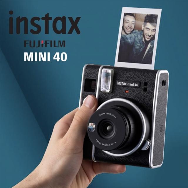 【FUJIFILM 富士】instax mini 40 拍立得含空白底片10張(馬上看即可