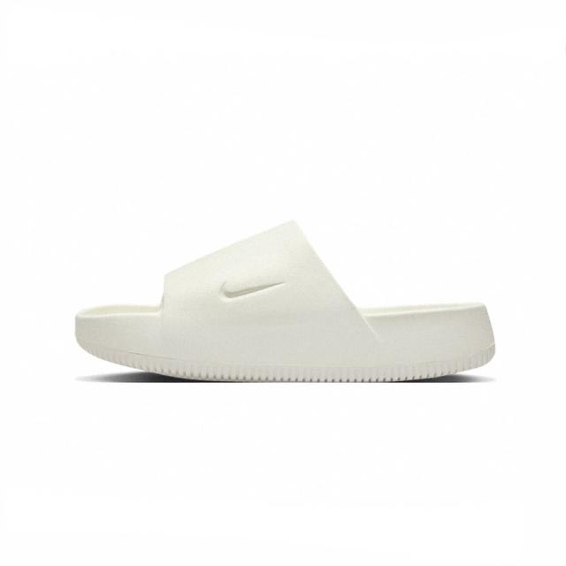 【NIKE 耐吉】Nike Calm Slide Sail White 麵包拖鞋白男款FD4116-100