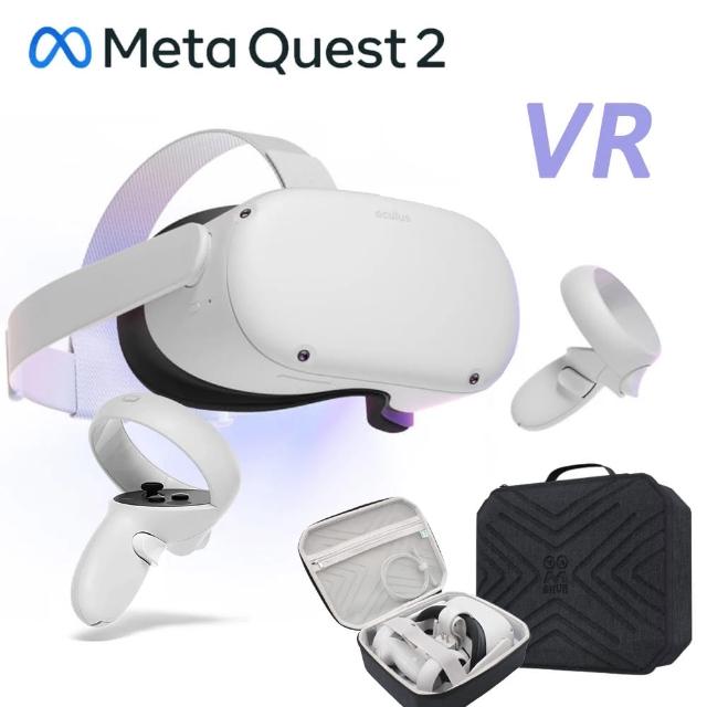 【Meta Quest】Oculus Quest 2 VR 128G頭戴式裝置+專用收納包(贈