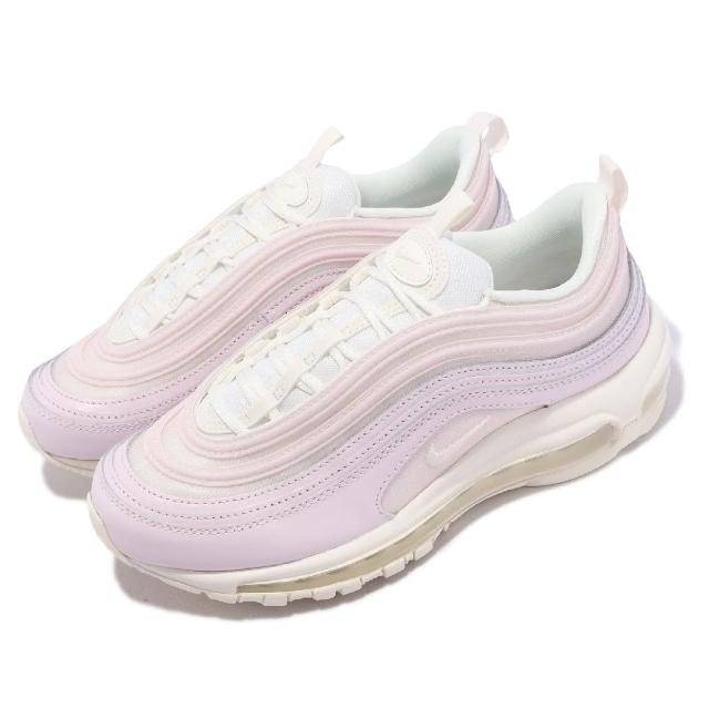 【NIKE 耐吉】休閒鞋Wmns Air Max 97 女鞋粉紅櫻花粉白子彈鞋氣墊