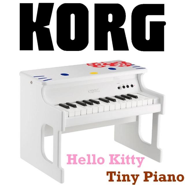 KORG】Tiny Piano 迷你25鍵電鋼琴Hello Kitty限量版/ 白色公司貨- momo