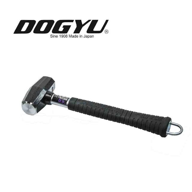 DOGYU土牛 0.9kg吊り金具付石頭鎚 カスタム カラビナ対応Uフック付きの